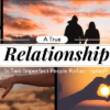 A True Relationship is Two Imperfect People Refusi - Tymoff